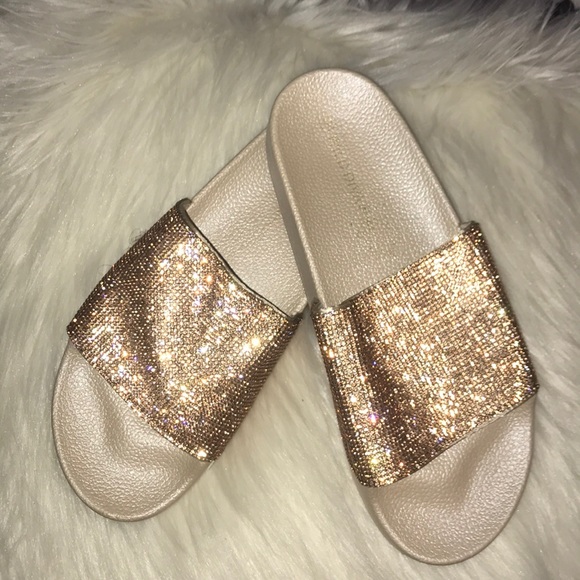 cute sparkly slides